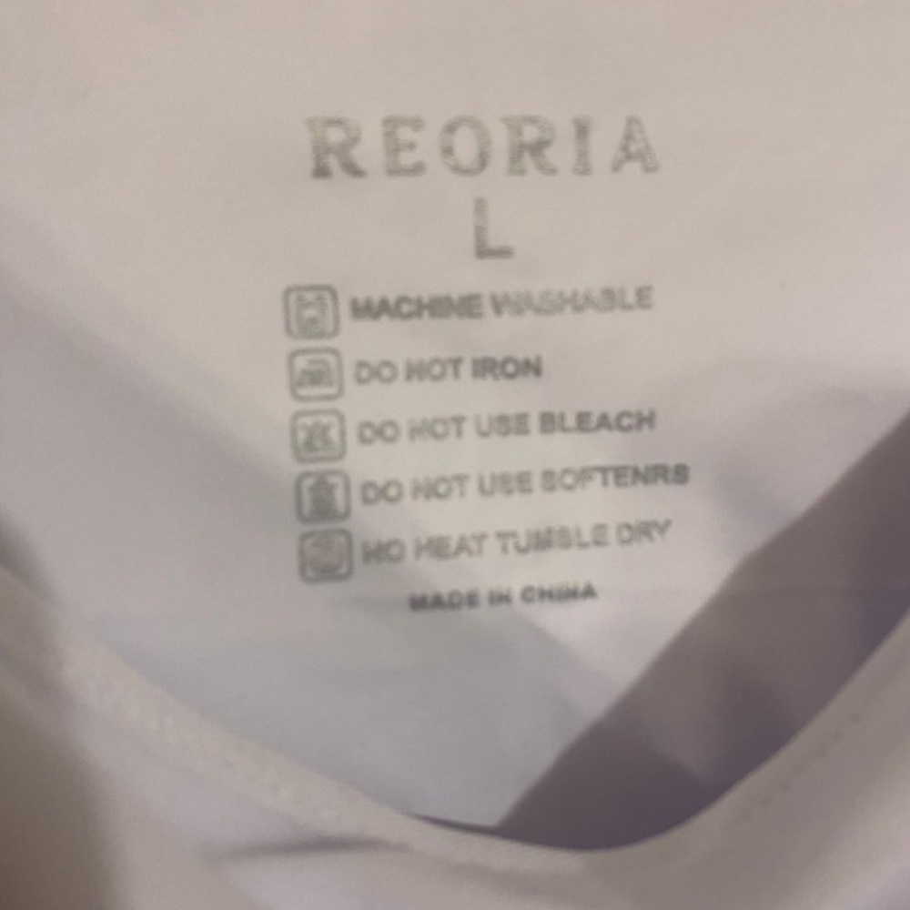 REORIA Women’s Sexy Square Neck Mesh Sheer Double Lined Thong Bodysuit NWT L - Picture 9 of 9
